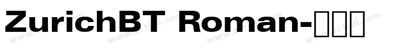 ZurichBT Roman字体转换